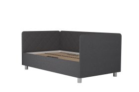 Jednolůžko Fiona v rozměru 110x200 cm, v potahu Malmö New 95, hlavové + boční + nožní čelo, bez matrace