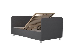 Jednolůžko Fiona v rozměru 110x200 cm, v potahu Malmö New 95, hlavové + boční + nožní čelo, polohování