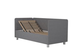 Jednolůžko Fiona v rozměru 90x200 cm, v potahu Malmö New 83, hlavové + boční + nožní čelo, polohování hlavy