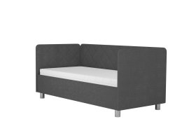 Jednolůžko Fiona v rozměru 90x200 cm, v potahu Malmö New 95, hlavové + boční + nožní čelo