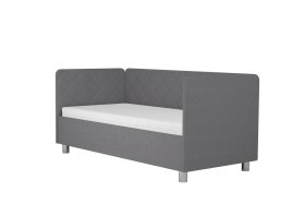 Jednolůžko Fiona v rozměru 90x200 cm, v potahu Malmö New 83, hlavové + boční + nožní čelo