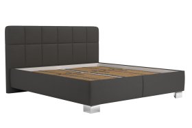 Dvoulůžko Kelly v rozměru 180x200 cm, v potahu Loft Grey, bez matrací