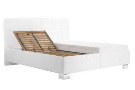 Dvoulůžko Kelly v rozměru 180x200 cm, v potahu Loft 1, polohování hlavy