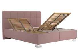 Dvoulůžko Kelly v rozměru 180x200 cm, v potahu Enjoy 19 Flamingo, polohování