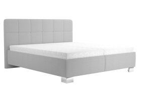 Dvoulůžko Kelly v rozměru 180x200 cm, v potahu Bravo 11 Silver