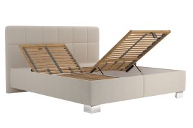 Dvoulůžko Kelly v rozměru 180x200 cm, v potahu Bravo 2 Nature, polohování