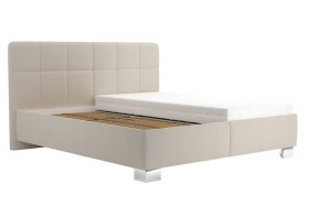 Dvoulůžko Kelly v rozměru 180x200 cm, v potahu Bravo 2 Nature, bez matrace