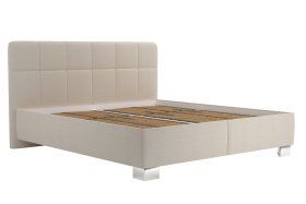 Dvoulůžko Kelly v rozměru 180x200 cm, v potahu Bravo 2 Nature, bez matrací