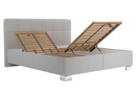Dvoulůžko Kelly v rozměru 180x200 cm, v potahu Bravo 11 Silver, polohování
