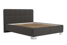 Dvoulůžko Kelly v rozměru 160x200 cm, v potahu Loft Grey, bez matrací