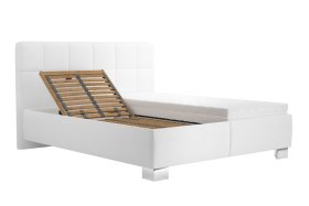 Dvoulůžko Kelly v rozměru 160x200 cm, v potahu Loft 1, polohování hlavy