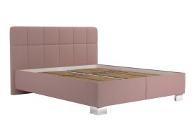 Dvoulůžko Kelly v rozměru 160x200 cm, v potahu Enjoy 19 Flamingo, bez matrací