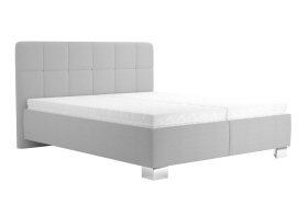 Dvoulůžko Kelly v rozměru 160x200 cm, v potahu Bravo 11 Silver