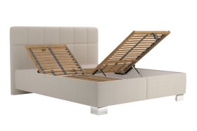 Dvoulůžko Kelly v rozměru 160x200 cm, v potahu Bravo 2 Nature, polohování