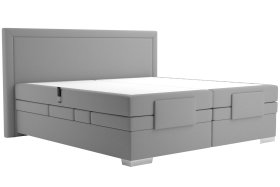 Boxspring Margo v rozměru 200x200 cm, v potahu Arte 23, bez topperu