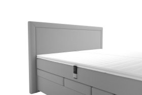 Boxspring Margo v rozměru 180x200 cm, v potahu Arte 23, detail čela