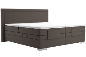 Boxspring Margo v rozměru 200x200 cm, v potahu Arte 5 Stone
