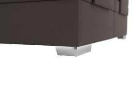 Boxspring Margo v rozměru 180x200 cm, v potahu Arte 5 Stone, podnoží