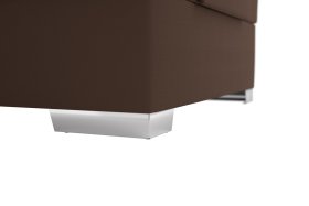 Boxspring Margo v rozměru 100x200 cm, v potahu Enjoy 4 Brown, podnoží