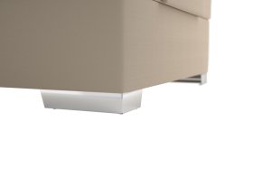Boxspring Margo v rozměru 100x200 cm, v potahu Enjoy 2 Camel, podnoží