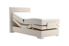Boxspring Margo v rozměru 100x200 cm, v potahu Enjoy 1 Beige, polohování