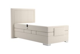 Boxspring Margo v rozměru 100x200 cm, v potahu Enjoy 1 Beige, bez topperu