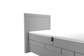 Boxspring Margo v rozměru 90x200 cm, v potahu Arte 23, detail čela