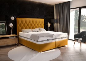 Boxspring Padmé v rozměru 180x200 cm, v potahu Riviera 41, interiér
