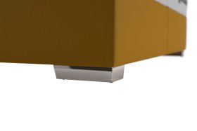 Boxspring Padmé v rozměru 180x200 cm, v potahu Riviera 41, podnoží