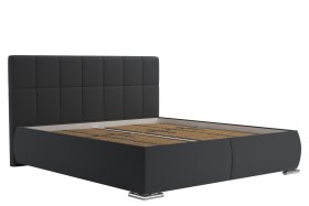 Dvoulůžko Sanza v rozměru 180x200 cm, v potahu Savoy 94 DK. GR., bez matrací