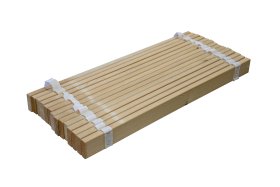 Rolovací laťkový rošt v rozměru 90x200 cm, srolovaný