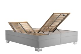 Dvoulůžko Nadia v rozměru 180x200 cm, v potahu Savoy 91, ukázka polohování roštu