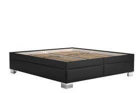 Dvoulůžko Nadia v rozměru 180x200 cm, v potahu Loft Black, ukázka roštu