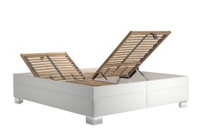 Dvoulůžko Nadia v rozměru 180x200 cm, v potahu Loft 1, ukázka polohování roštu