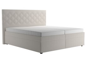 Dvoulůžko Neapol v rozměru 180x200 cm, v potahu Matrix 2, s matracemi