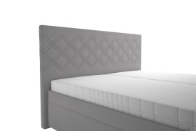 Dvoulůžko Neapol v rozměru 180x200 cm, v potahu Salina 4005, detail čela