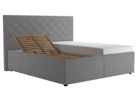 Dvoulůžko Neapol v rozměru 180x200 cm, v potahu Salina 4005, polohování hlavy