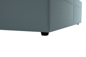 Dvoulůžko Neapol v rozměru 180x200 cm, v potahu Matrix 23 Aqua, podnoží