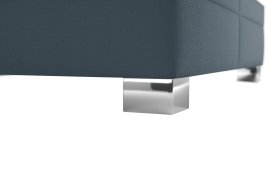 Dvoulůžko Venus v rozměru 180x200 cm, v potahu Enjoy 22 Anthra, podnoží