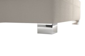 Dvoulůžko Venus v rozměru 180x200 cm, v potahu Bravo 2 Nature, podnoží