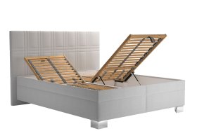 Dvoulůžko Venus v rozměru 160x200 cm, v potahu Bravo 11 Silver, polohování