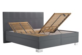 Dvoulůžko Venus v rozměru 180x200 cm, v potahu Enjoy 22 Anthra, polohování