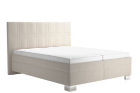 Dvoulůžko Venus v rozměru 160x200 cm, v potahu Bravo 2 Nature, s matracemi