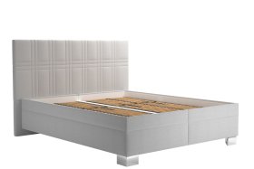 Dvoulůžko Venus v rozměru 160x200 cm, v potahu Bravo 11 Silver, bez matrací