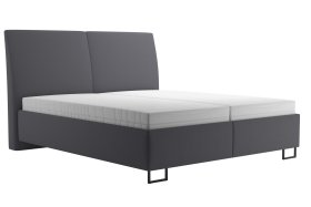 Dvoulůžko Margaret v rozměru 180x200 cm, v potahu Matrix 17, s matracemi