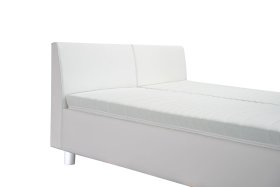 Dvoulůžko Merci v potahu Loft 1, detail čela