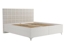 Dvoulůžko Sonia v rozměru 180x200 cm, v potahu Savoy 21 Cream a Valencia 376-18, bez matrací