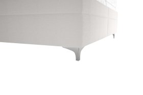 Dvoulůžko Sonia v rozměru 180x200 cm, v potahu Savoy 21 Cream a Valencia 376-18, podnoží