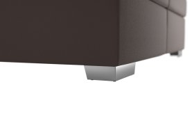 Boxspring Potenza v rozměru 180x200 cm, v potahu Prima 6 Taupe, podnoží