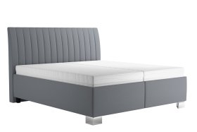 Dvoulůžko Lilibet v rozměru 180x200 cm, v potahu Trinity 14, s matracemi